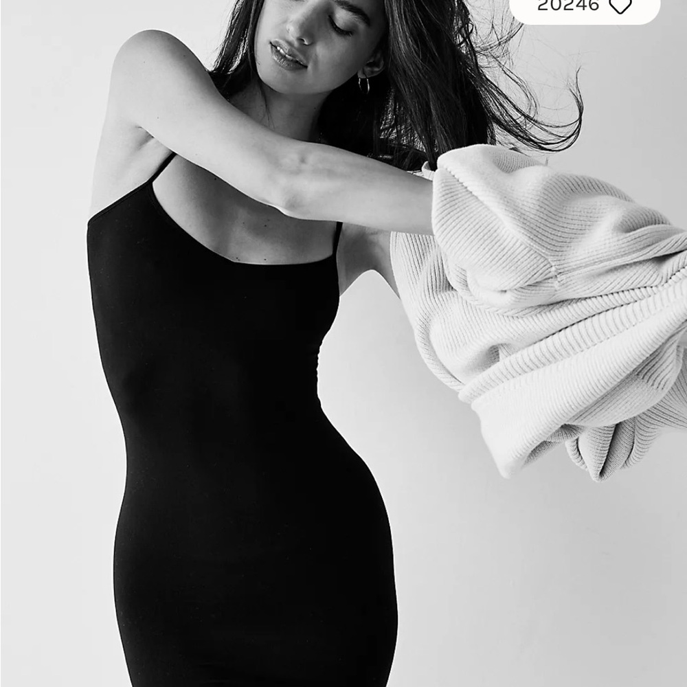 FREE PEOPLE INTIMATELY TEA LENGTH SLIP DRESS!!